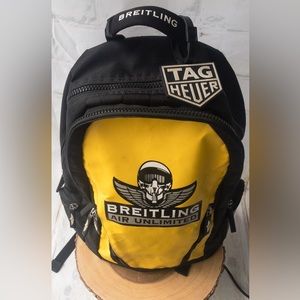 Breitling Air Unlimited Yellow/Black Backpack - from Luxury Breitling Watch Co.